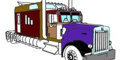 American Trucks Coloring